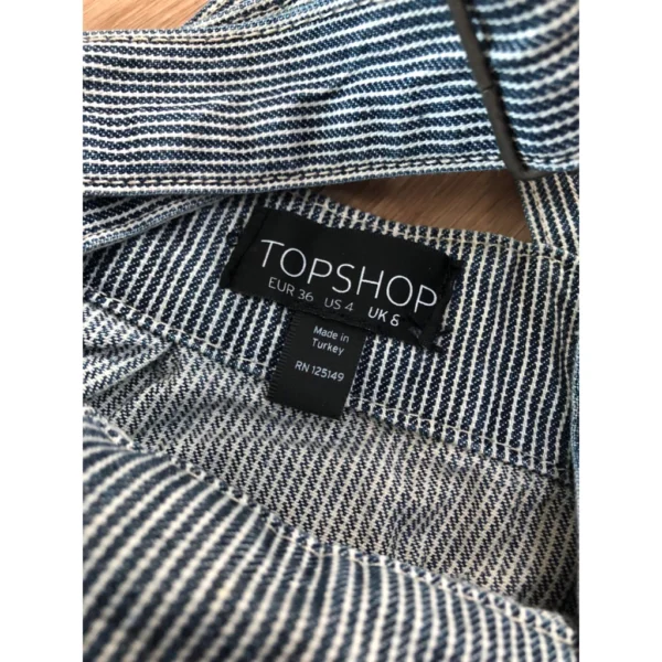 my-11134207-820l7-mjzimfspgpvk12.webp PRELOVED TOPSHOP Jumper Dress Jeans stripe UK 8