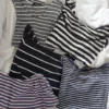 Preloved Basic Women Tee  Women Blouse  Women Top  Stripes