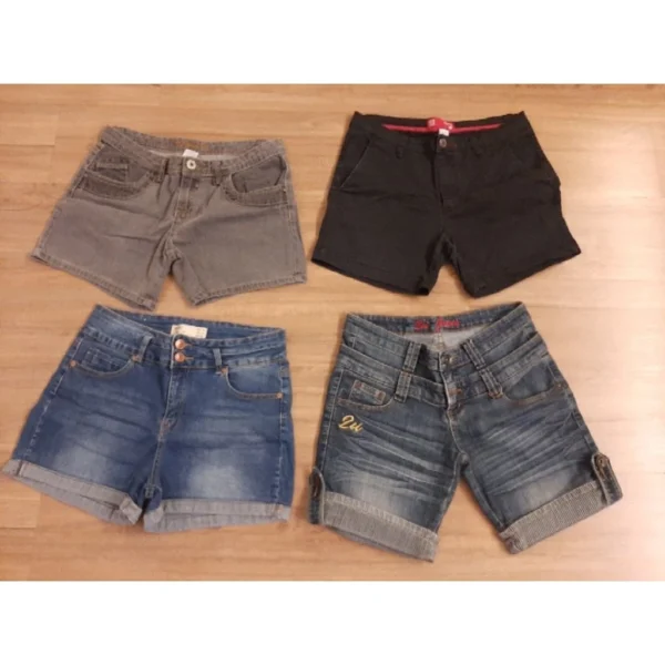Preloved 4pcs Lady Short Jeans  Lady Short Pants