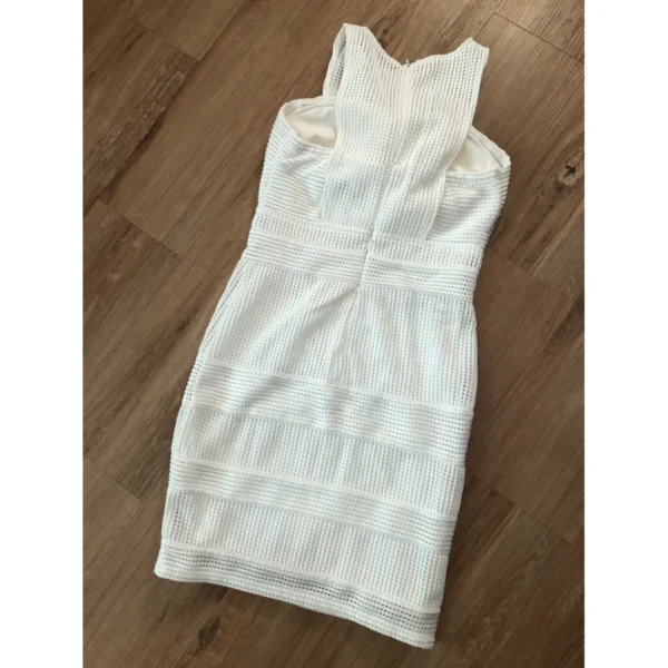 PRELOVED   BEBEBUTTERFLY White Mini Dress   Size M
